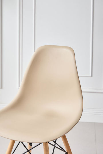 Καρέκλα Κουζίνας Fiore Kd 46x53.5x81.5εκ. Cappuccino Καρέκλα Κουζίνας Fiore Kd 46x53.5x81.5εκ. Cappuccino