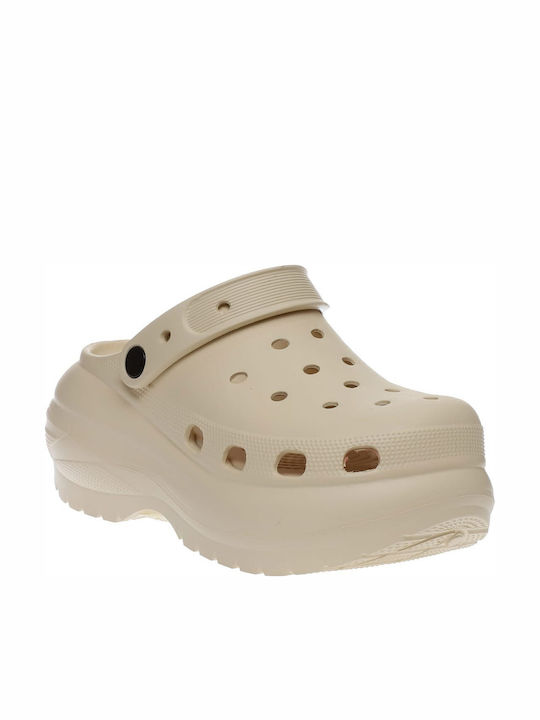 Envie Shoes Γυναικεία Σαμπό Μπεζ