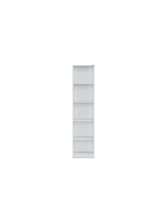 Libby Bookcase White 43x26x182cm