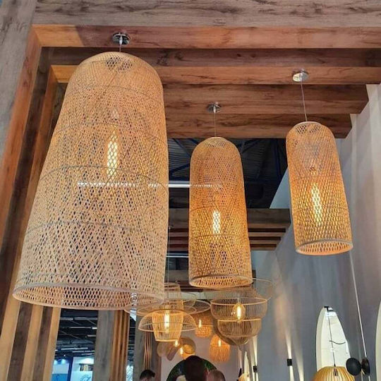 VenCore Pendant Light Boho Grid with Socket E27 25x25x50cm
