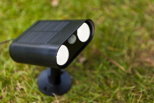 Lutec Solar Light Floor 800lm with Cold White Light 5000K 10.9cmx8.6cmx15.5cmcm