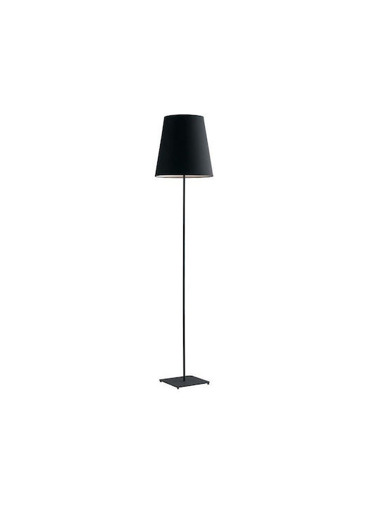 Fan Europe I-ELVIS-PT Floor Lamp H155xW34cm. with Socket for Bulb E27 Black