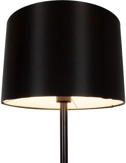 VenCore Lampa de podea Î145xL40cm. cu Soclu pentru Bec E27 Negru