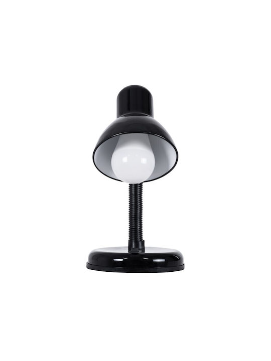 VenCore Office Lamp with Flexible Arm for Socket E27 in Black Color