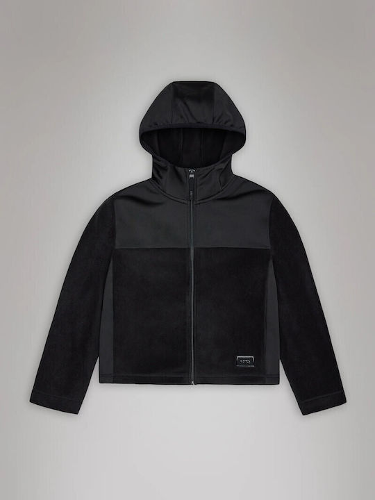 Women's Lifestyle Jacket for Winter with Hood Black