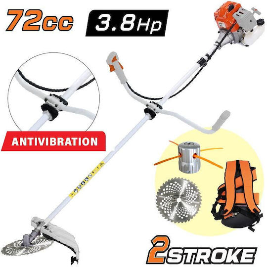 Nakayama PB7230 Two-Stroke Gasoline Brush Cutter Shoulder / Hand 3.8hp 7.8kg