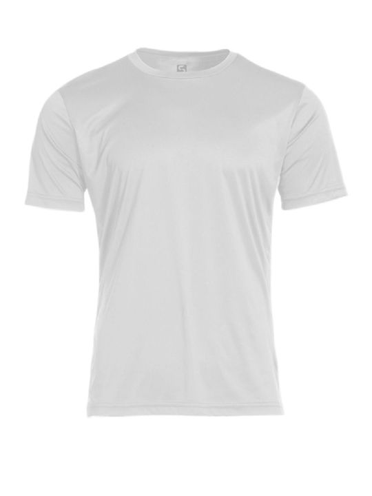 Fit White Κοντομάνικη Μπλούζα