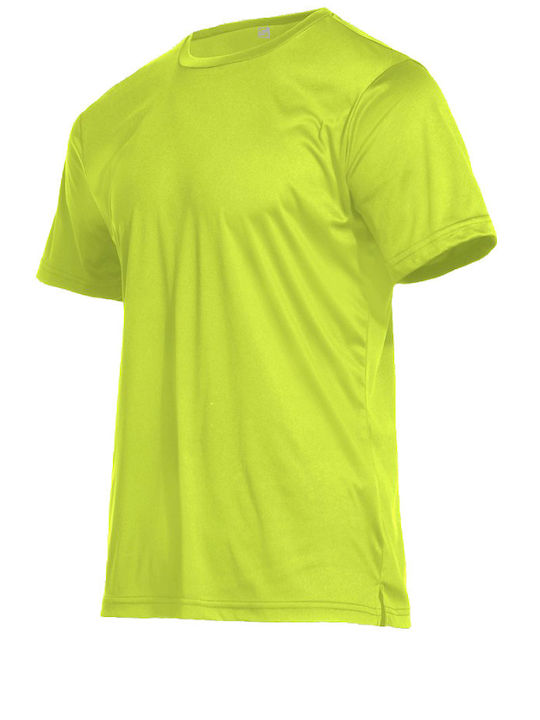 Fit Light Verde Cămășă De Lucru Cu Mâneci Scurte