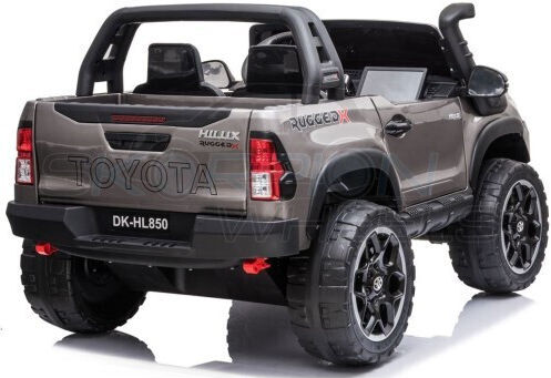 Toyota Hilux Διθέσιο με Τηλεκοντρόλ Licensed 24 Volt Γκρι