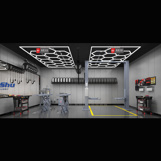 VenCore LED Panel 552W mit Kaltweiß Licht 6500K