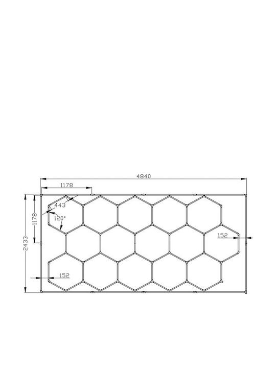 VenCore LED Панел 552W с Студено бяло Светлина 6500К