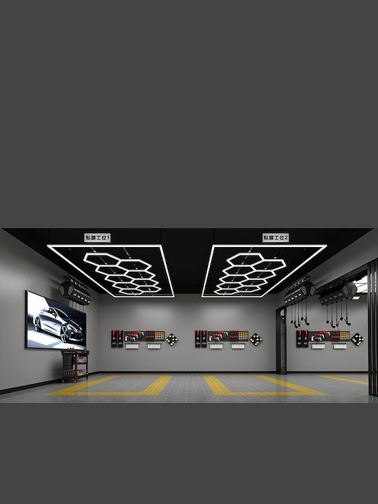 VenCore Panou LED Putere 886W cu Alb Rece Lumini