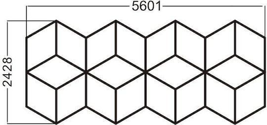 VenCore LED Panel 430W με Ψυχρό Λευκό Φως 6500K