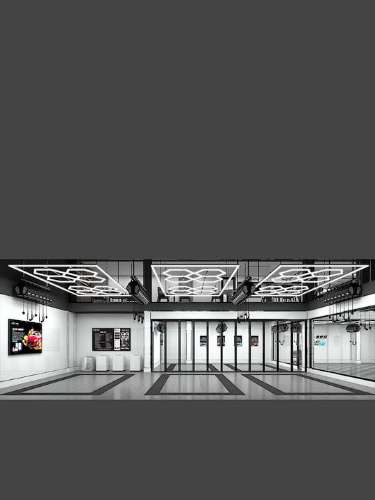 VenCore Panou LED Putere 456W cu Alb Rece Lumini