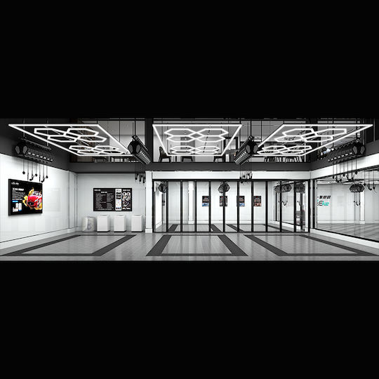 VenCore LED Panel 456W με Ψυχρό Λευκό Φως 6500K
