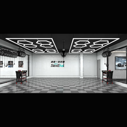 VenCore LED Panel 456W με Ψυχρό Λευκό Φως 6500K