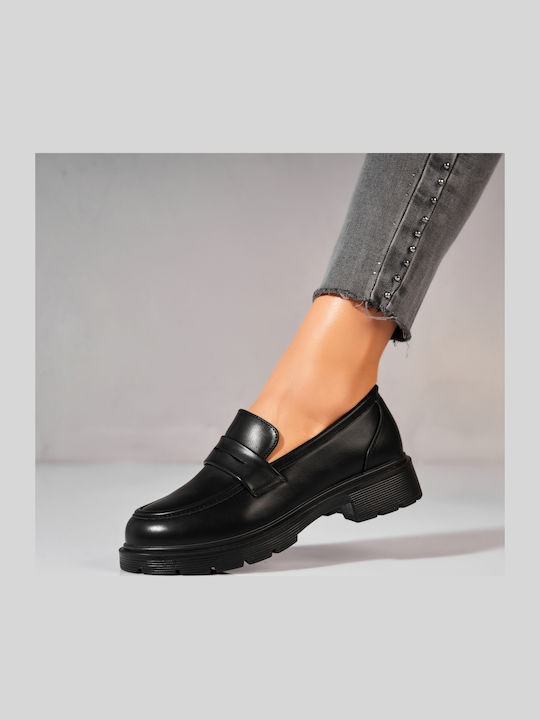 Seena Women's Moccasins in Black Color