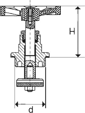 3/4" Mushroom Valve Head