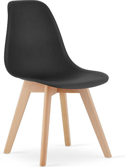 Stühle Küche Kito 61x40x50cm 2Stück Black