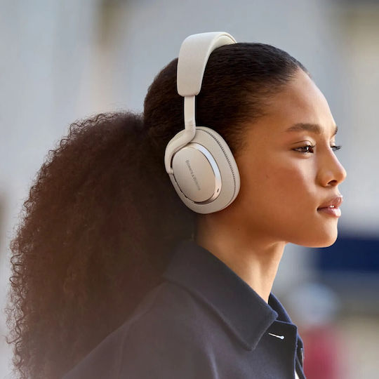 Bowers & Wilkins Px7 S3 Wireless / Wired Over Ear Headphones with 30 hours of Operation and Quick Charge Canvas White
