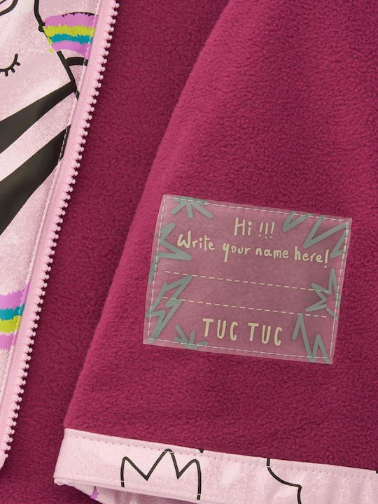 Kids' Coat with Lining & Hood Pink