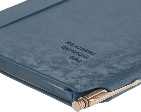Type Center Pen Soft Εβδομαδιαιο Ημερολογιο Α6 Pocket-size 10.5 X 14.8 2026 Blue Aegean