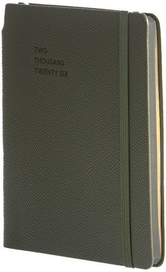 Type Center Pen Soft Εβδομαδιαιο Ημερολογιο Α6 Pocket-size 10.5 X 14.8 2026 Khaki