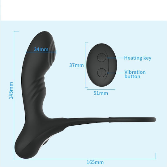 Ophelia's Dream Toys Prostate Vibrator Cock Ring 10gm-330