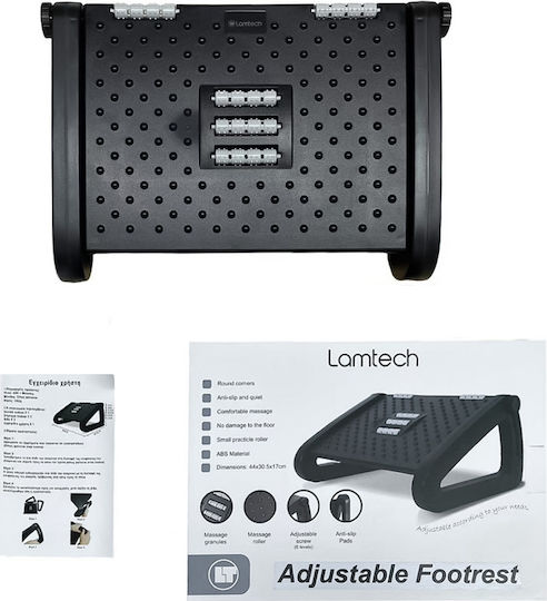 Lamtech Υποπόδιο Γραφείου με Ρυθμιζόμενη Κλίση