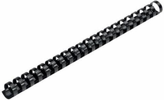 Opus Spiral Bookbinding Plastic 20mm Black 100 Pieces Product Sold Individually