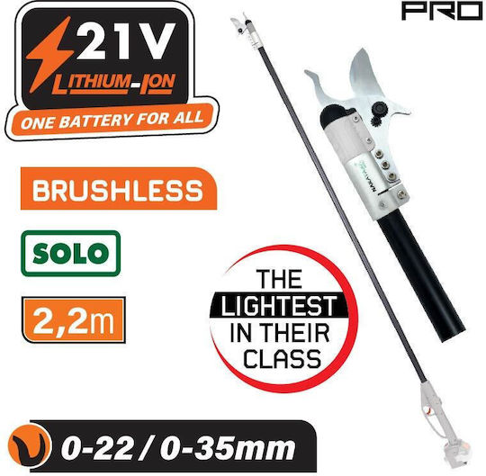 Nakayama Pro Ec1630 Телескопичен трион фиксиран 21V рязане 22/35mm 1.9kg