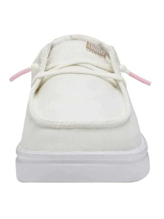 Wendy Rise Γυναικεία Loafers σε Λευκό Χρώμα