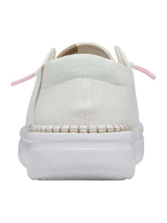 Wendy Rise Γυναικεία Loafers σε Λευκό Χρώμα