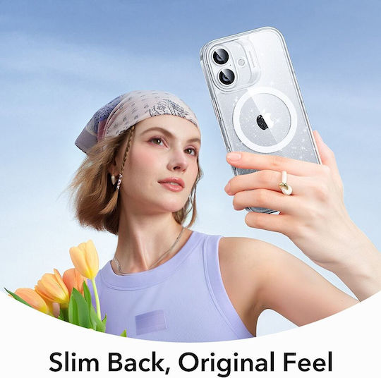 ESR Classic Hybrid Halolock Umschlag Rückseite Silikon Transparent (iPhone 17)