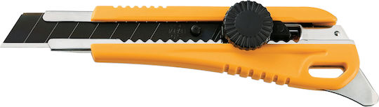 18mm Kds L-25 Multipro Twistlock L Yellow Segment Utility Knife 1x Black Blade