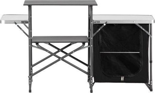 Nils Aluminum Camping Cupboard Foldable Gray