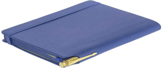 Type Center Pen Soft Notebook A6 Pocket-Size 10.5 X 14.8 Royal Blue