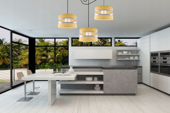 Light Home Πολύφωτο Παιδικό Φωτιστικό Κρεμαστό από Μέταλλο με Υποδοχή E27 Λευκό