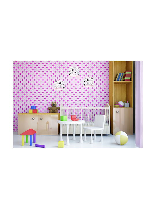 Light Home Kronleuchter Kinderdeckenleuchte Deckenleuchte 60W mit Fassung E27 Weiß