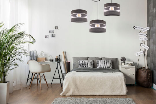 Light Home Πολύφωτο Παιδικό Φωτιστικό Κρεμαστό από Μέταλλο με Υποδοχή E27 Λευκό