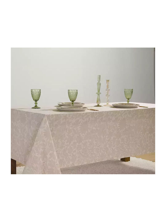 Nef-Nef Homeware Tablecloth Cotton Issual Beige 150x250cm