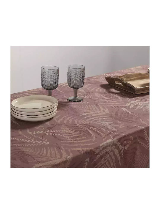 Nef-Nef Homeware Tablecloth Cotton Fern Bordo 140x180cm