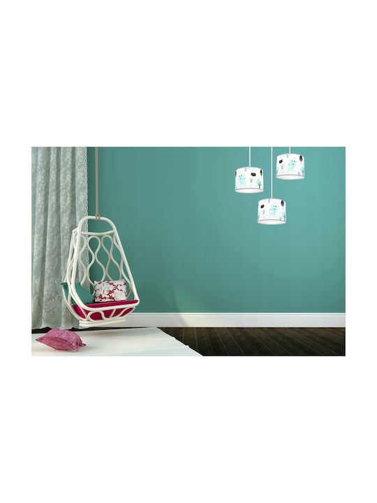 Light Home Πολύφωτο Παιδικό Φωτιστικό Κρεμαστό από Μέταλλο 60W με Υποδοχή E27 Λευκό