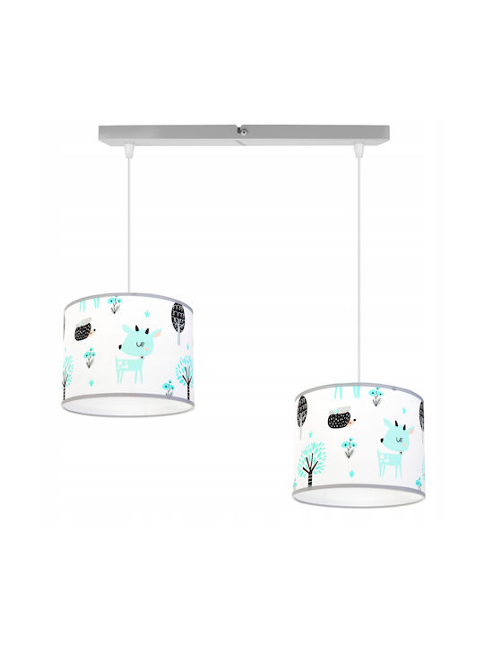 Light Home Kronleuchter Kinderdeckenleuchte Deckenleuchte 60W mit Fassung E27 Weiß