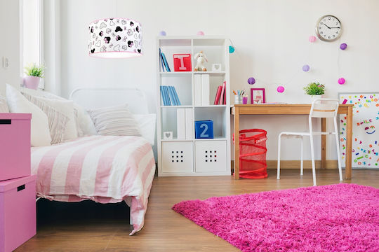Light Home Einfaches Licht Kinderdeckenleuchte Deckenleuchte 60W mit Fassung E27 Weiß