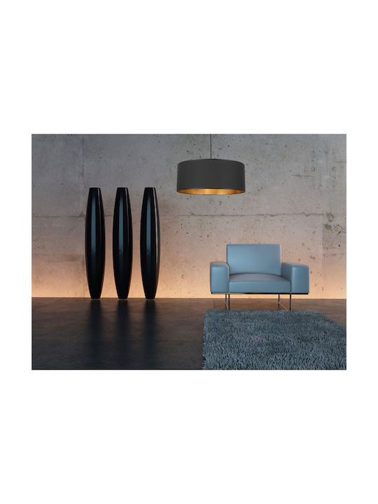 Light Home Κρεμαστό Φωτιστικό Μαύρο LED 50εκ.