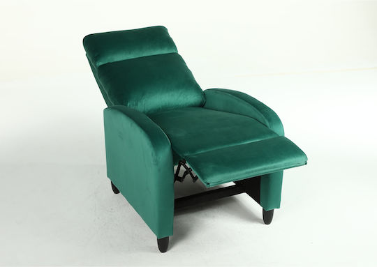 Atria Фотьойл Relax Кадифен Зелен 67.5x90x104см