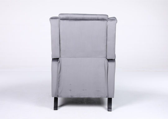 Alnair Relaxsessel Samt Gray 78x85x104cm