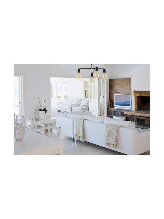 Light Home Κρεμαστό Φωτιστικό Χάλκινο για 4 Λαμπτήρες E27