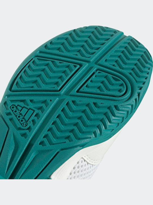 Courtflash Kids Sports Shoes Tennis with Laces White